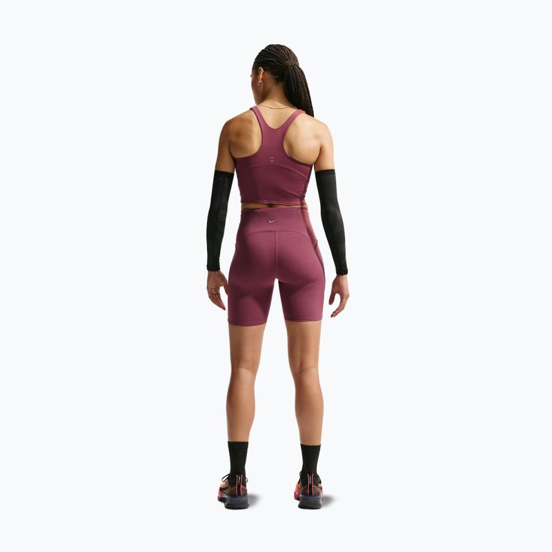 Pantaloncini da corsa da donna Nike Swift pink smoke 3