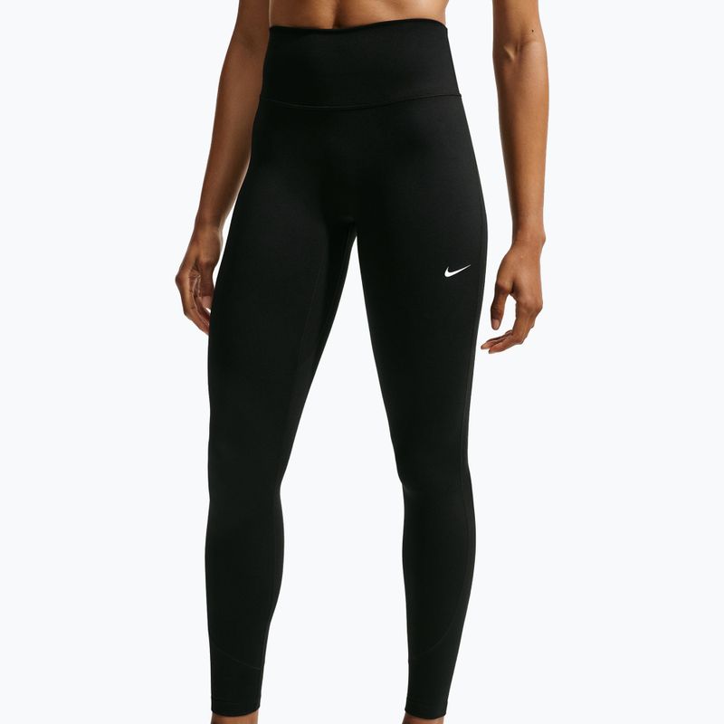 Leggings da donna Nike One black/black/university red/white 4