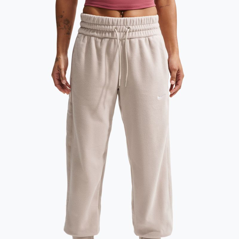 Pantaloni da donna Nike One Therma-FIT Mid Rise cream ii/white 4