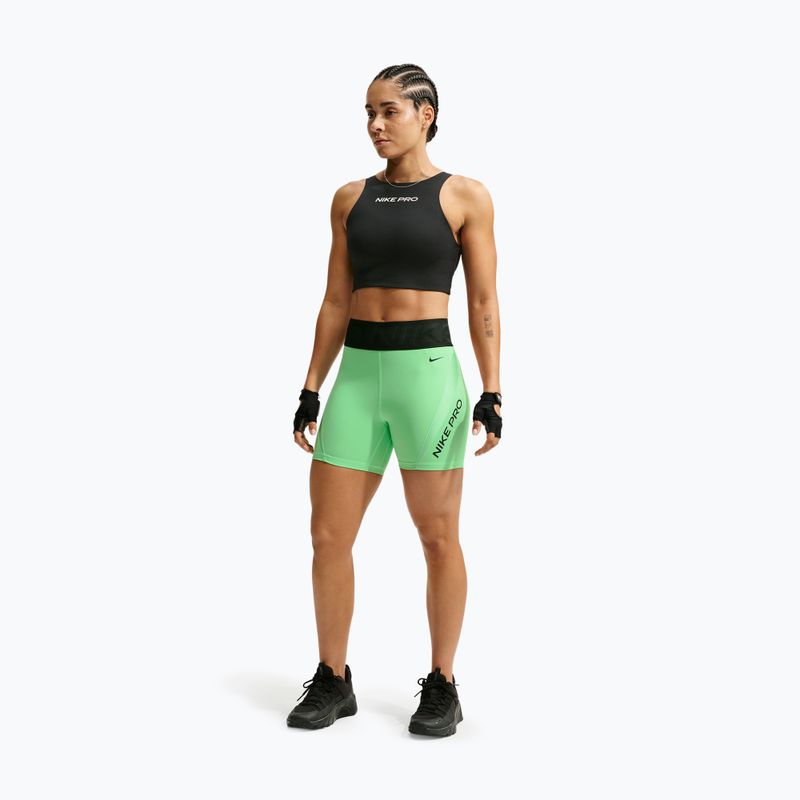 Pantaloncini da allenamento da donna Nike Pro Sculpt illusion green/cucumber calm/black/black 2