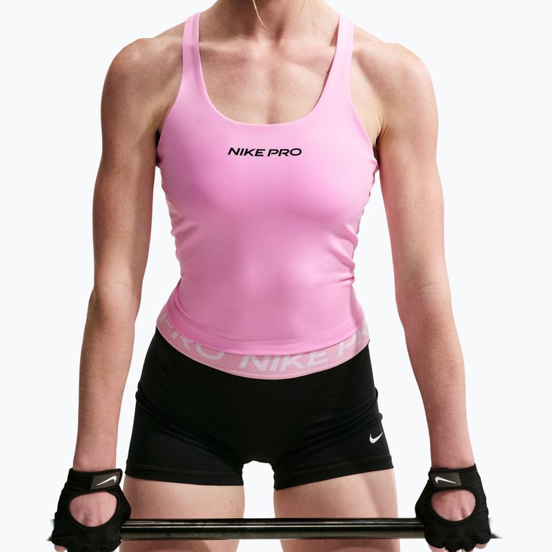 Maglia da allenamento donna Nike Pro Sculpt pink rise/black 4