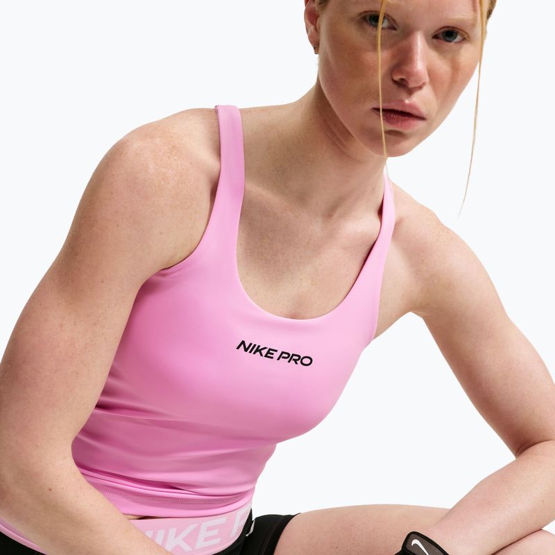 Maglia da allenamento donna Nike Pro Sculpt pink rise/black 5