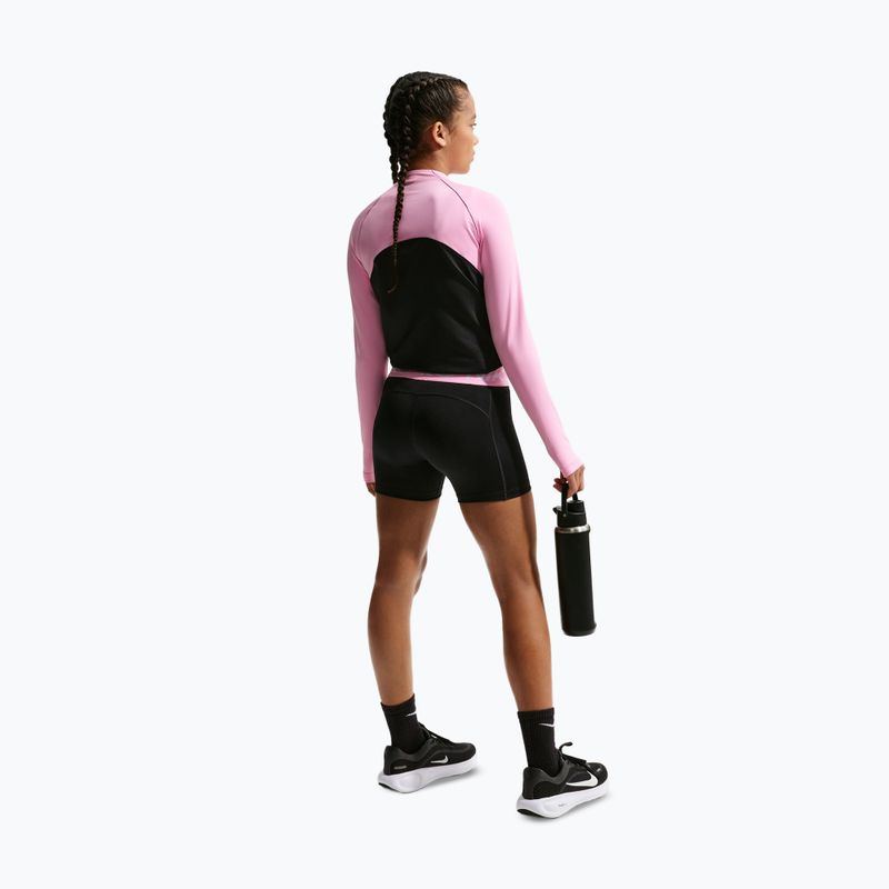 Pantaloncini bambini Nike Pro black/pink rise/white 4