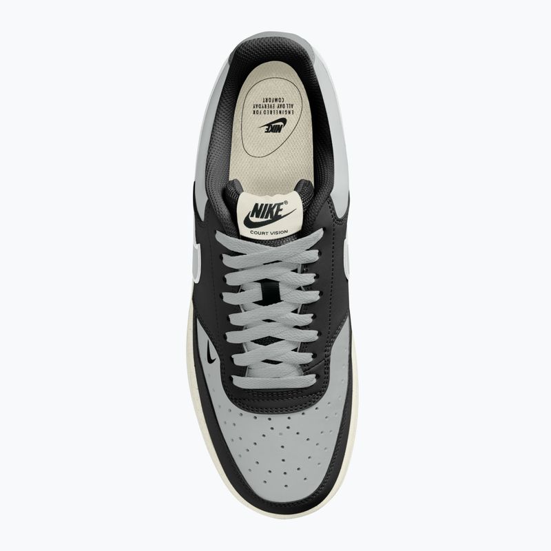 Scarpe da uomo Nike Court Vision Low black/light smoke grey/sail/light smoke grey 4