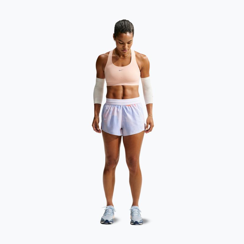 Pantaloncini da corsa da donna Nike Swift royal pulse/bleached lilac 2