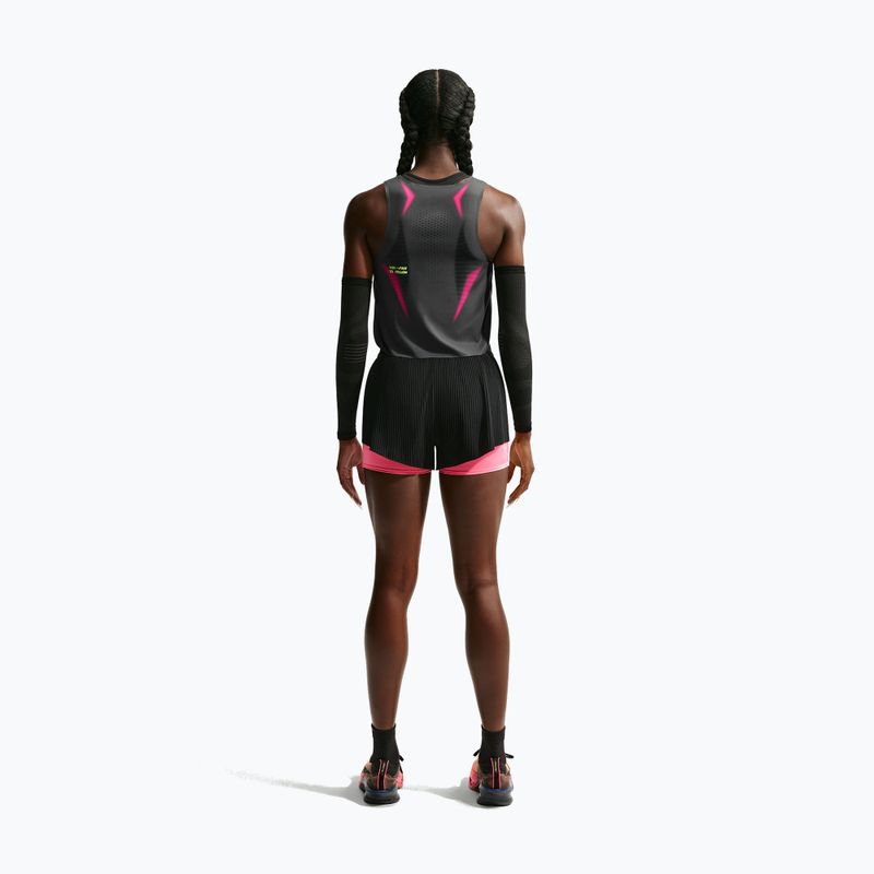Maglia da running da donna Nike AeroSwift iron grey/volt/white 3