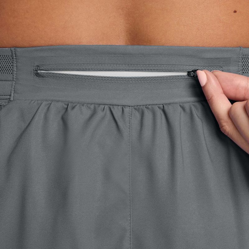 Pantaloncini da corsa da donna Nike AeroSwift iron grey/white 4