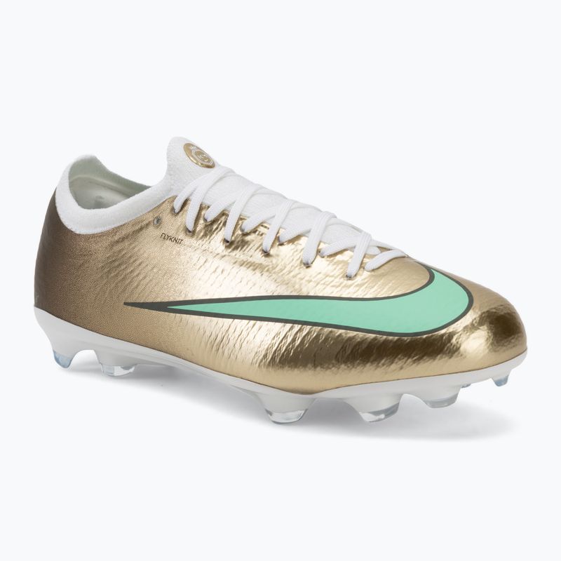 Scarpe da calcio bambino Nike Jr. Vapor 17 Pro "Kylian Mbappé" Metallic Gold/Green Glow