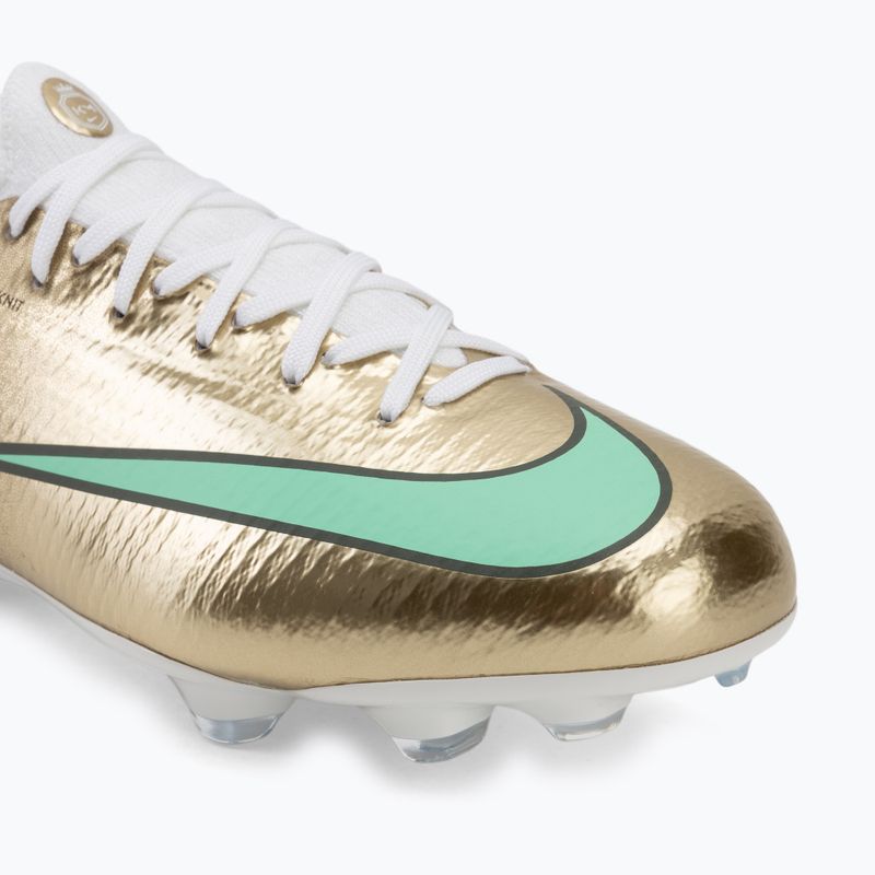 Scarpe da calcio bambino Nike Jr. Vapor 17 Pro "Kylian Mbappé" Metallic Gold/Green Glow 7