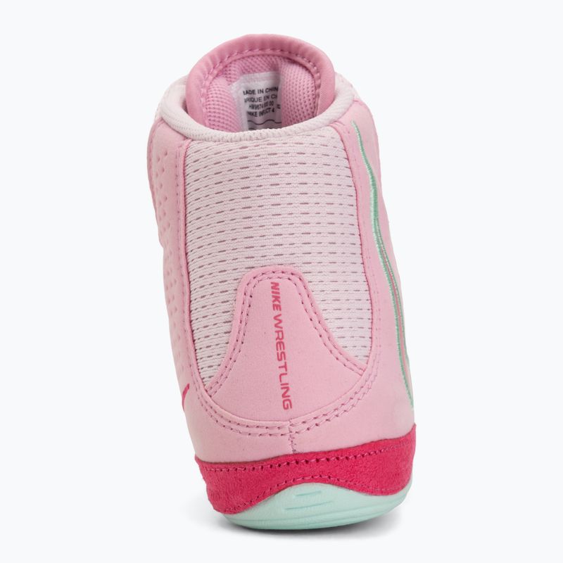 Scarpe da lotta Nike Inflict 4 pink foam/desert pink/pink rise/rrtic green 6