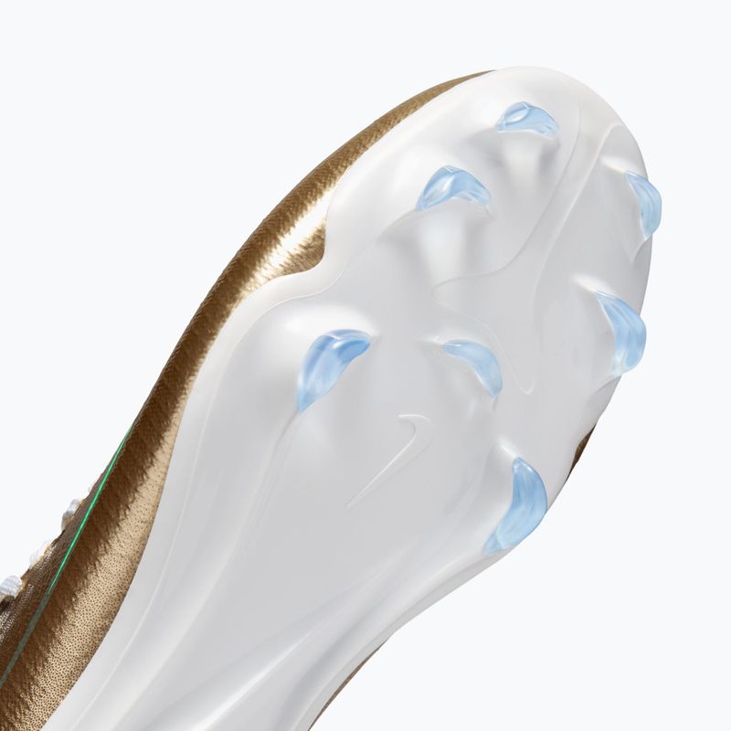 Scarpe da calcio bambino Nike Jr. Vapor 17 Pro "Kylian Mbappé" Metallic Gold/Green Glow 5