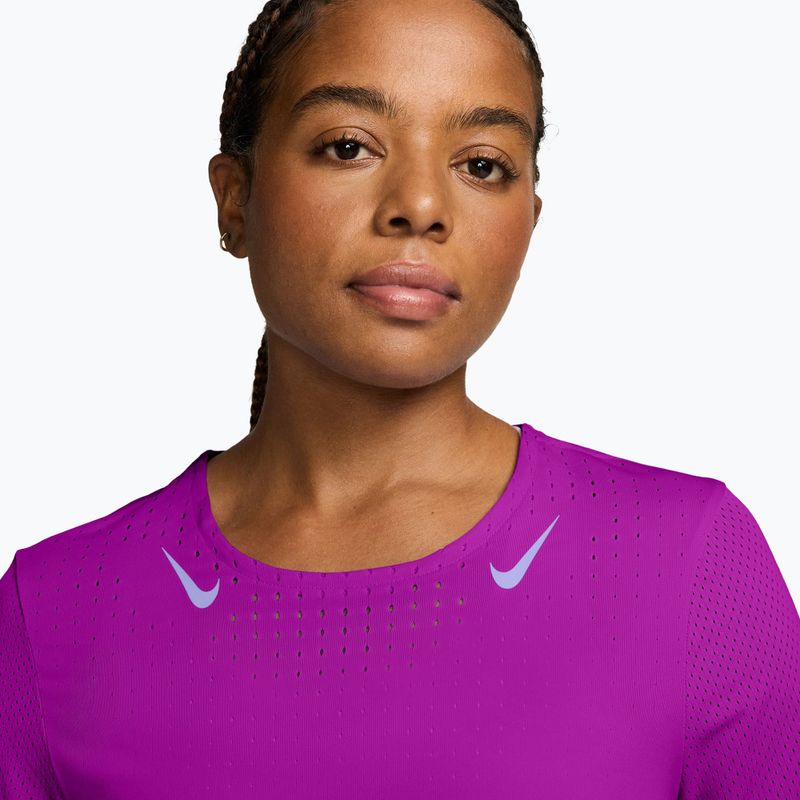 Maglia da running da donna Nike AeroSwift Dri-Fit ADV vivid purple/purple pulse 3
