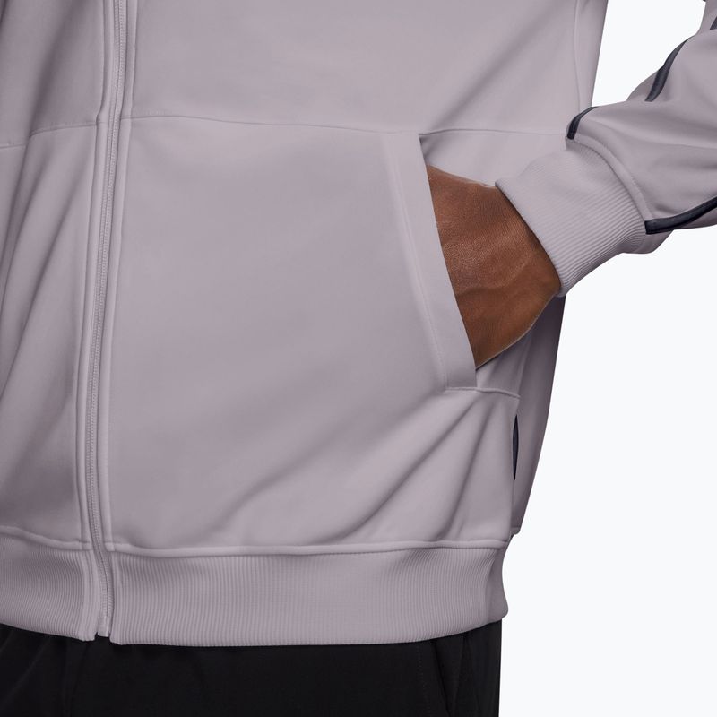 Felpa da tennis uomo Nike Court Heritage silver lilac/gridiron 3