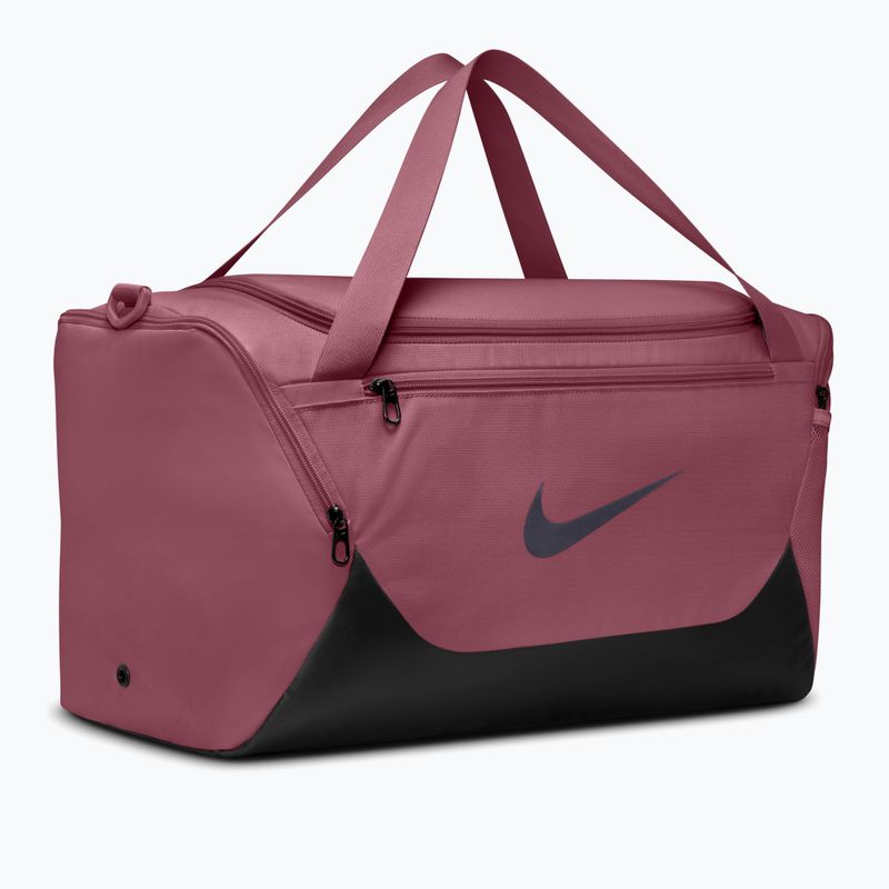 Borsa da allenamento Nike Brasilia 40 l pink smoke/black/gridiron 3