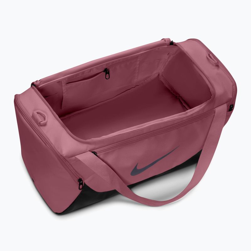 Borsa da allenamento Nike Brasilia 40 l pink smoke/black/gridiron 4