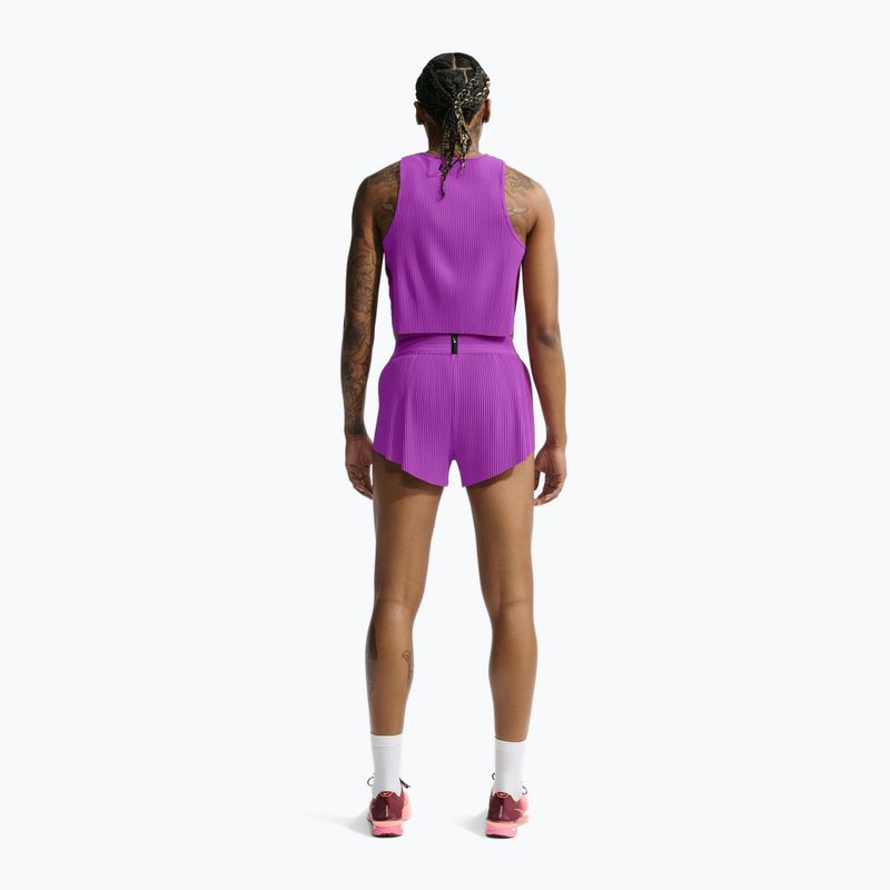 Maglia da running da donna Nike AeroSwift Dri-Fit ADV vivid purple/purple pulse 3