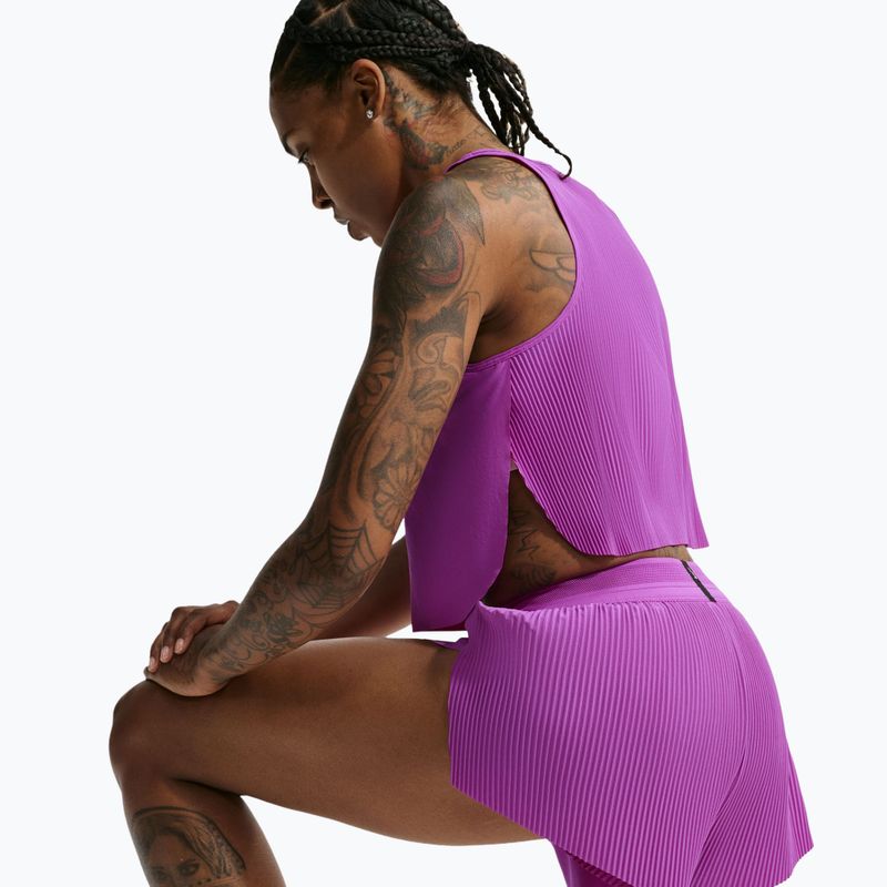 Maglia da running da donna Nike AeroSwift Dri-Fit ADV vivid purple/purple pulse 5