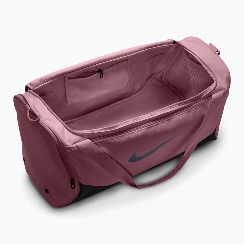 Borsa da allenamento Nike Brasilia 60 l pink smoke/black/gridiron 4