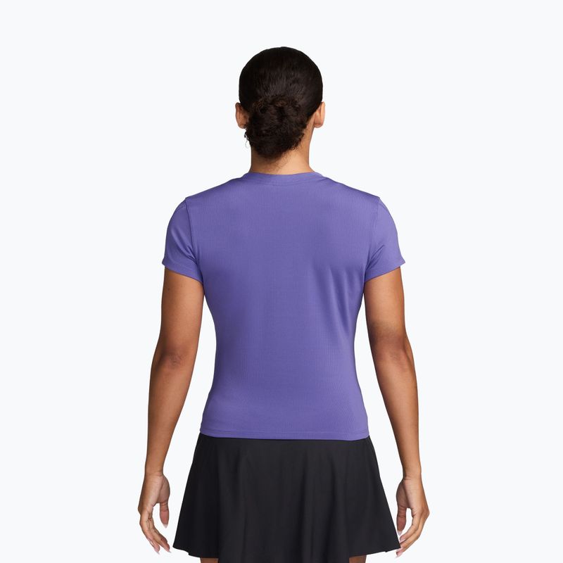 Maglietta da tennis da donna Nike Court Advantage dark iris/white 2