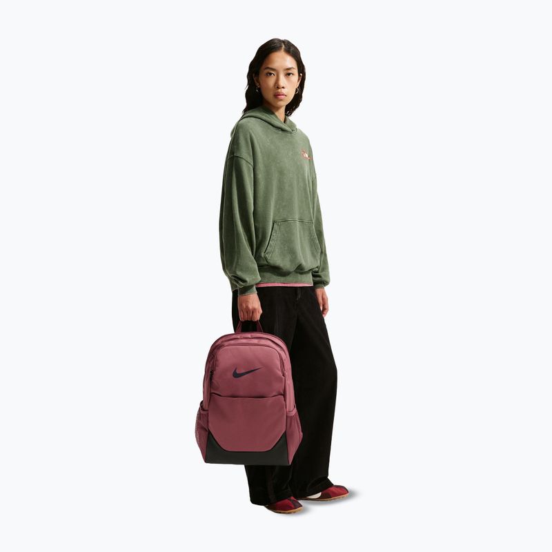 Zaino Nike Brasilia 24 l pink smoke/black/gridiron 11