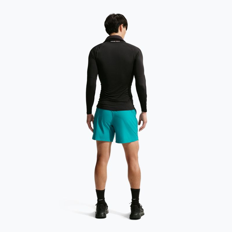 Pantaloncini uomo Nike Pro Training Dri-Fit 6" energy/bright spruce 3