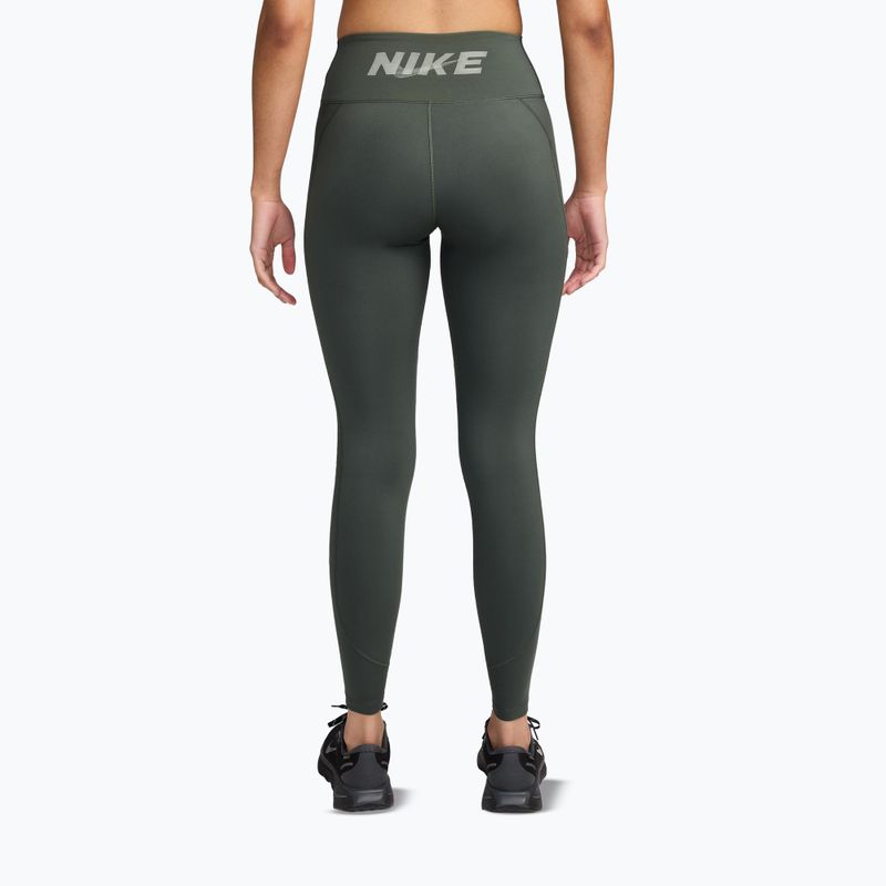 Leggings da donna Nike One camo green/camo green/jade horizon/white 2