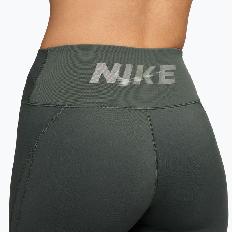 Leggings da donna Nike One camo green/camo green/jade horizon/white 3