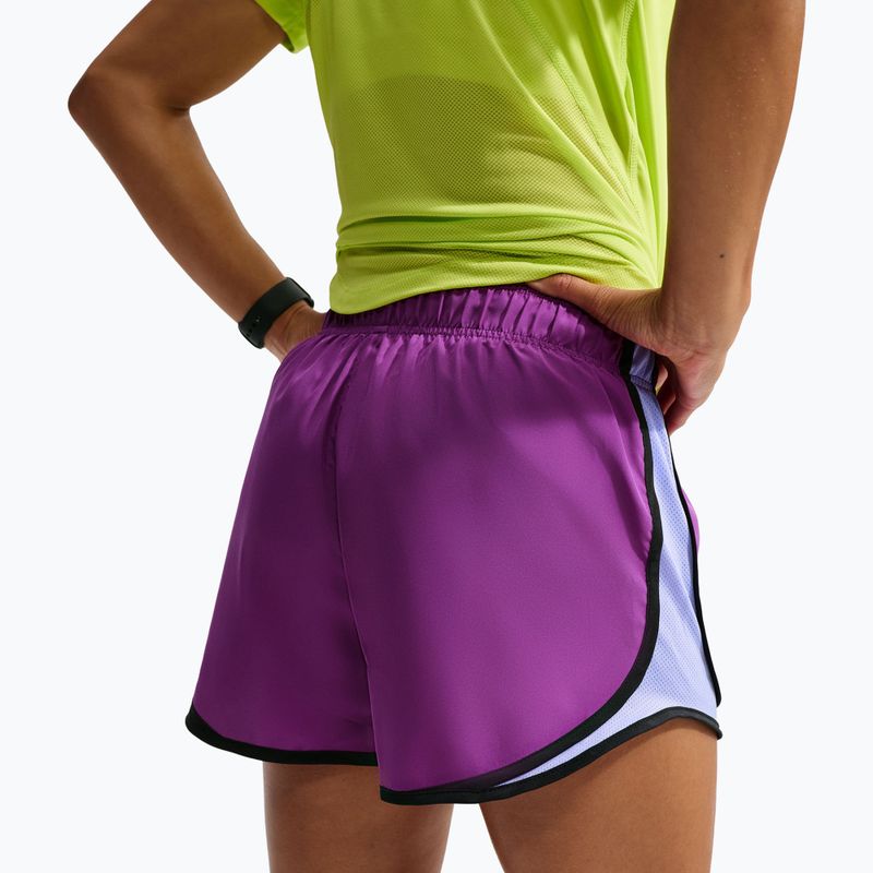 Pantaloncini da corsa da donna Nike Tempo Dri-Fit Mid-Rise bold berry/purple pulse 4