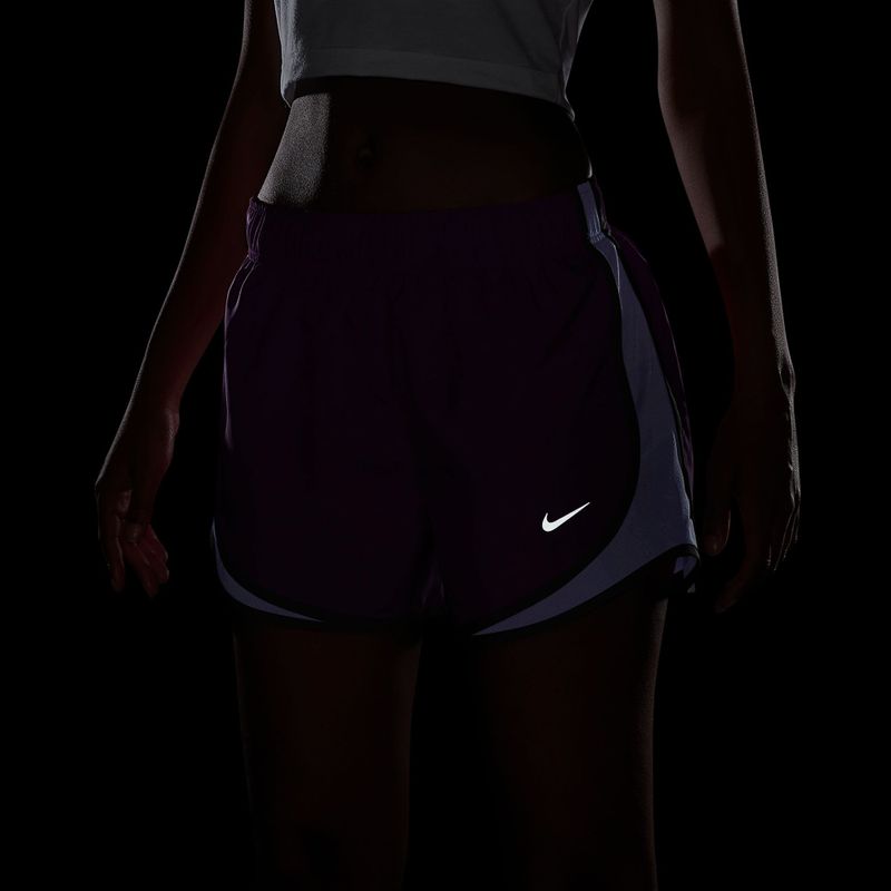 Pantaloncini da corsa da donna Nike Tempo Dri-Fit Mid-Rise bold berry/purple pulse 6