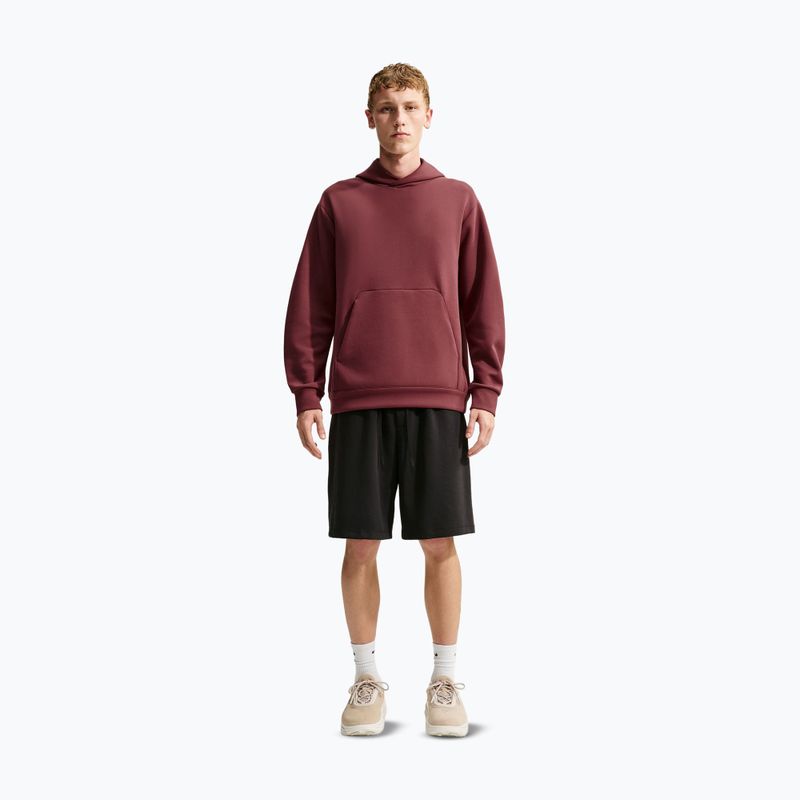 Felpa da allenamento uomo Nike 24.7 ImpossiblySoft Light Boulder/Black/Burgundy Crush 2