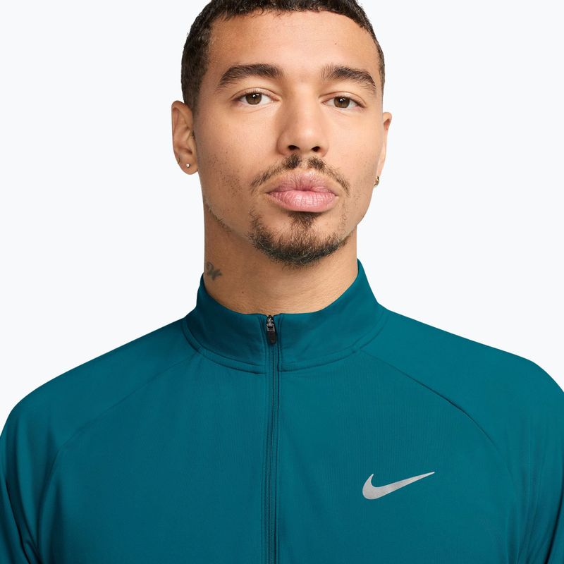 Felpa da corsa uomo Nike Stride 1/4 Zip Dri-Fit bright spruce 3