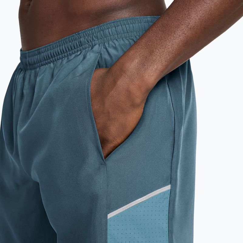Pantaloncini da corsa da uomo Nike Miler Dri-Fit 2in1 7" smokey blue/cerulean 4