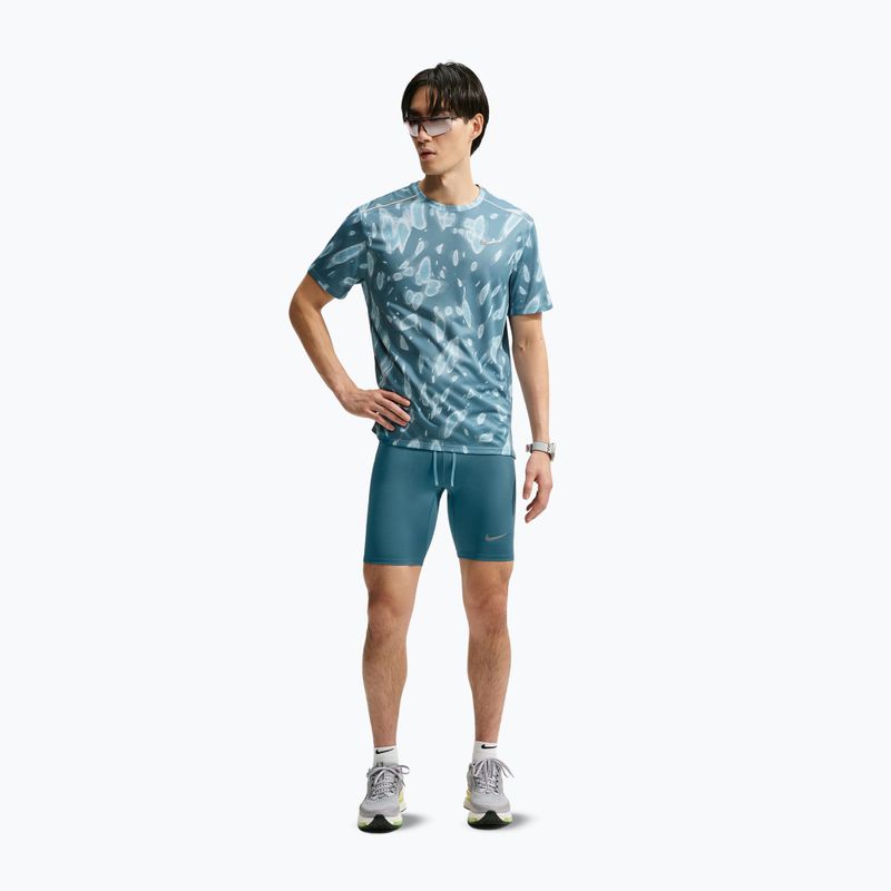 Pantaloncini da corsa da uomo Nike Fast Dri-Fit Brief Lined 1/2 Tight smokey blue 2