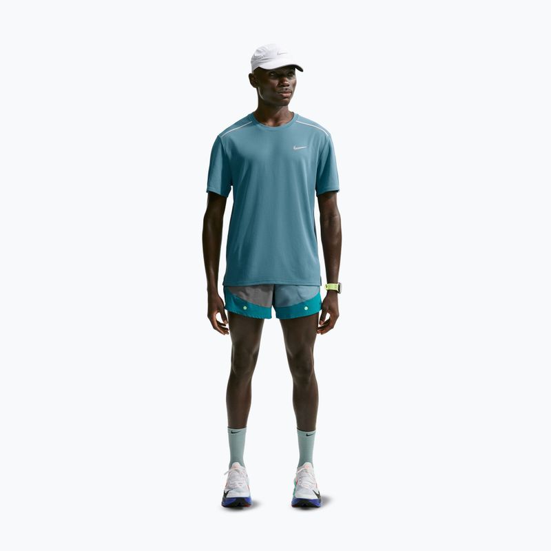 Maglia da corsa da uomo Nike Miler Dri-Fit UV smokey blue 2