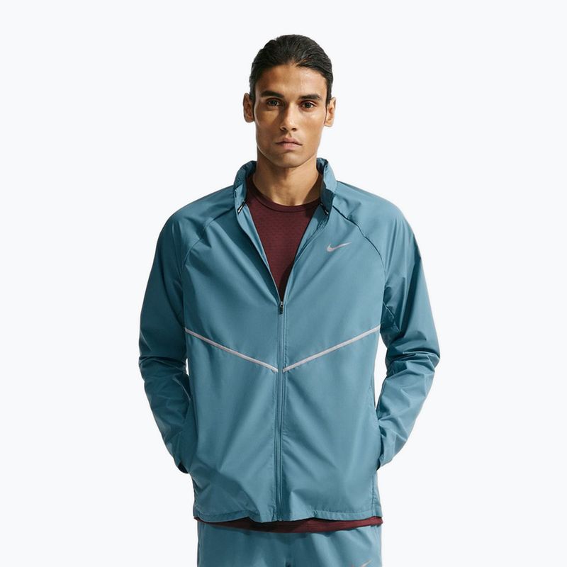 Giacca da corsa da uomo Nike Miler Repel UV smokey blue/smokey blue