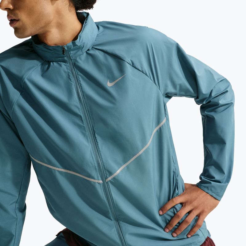 Giacca da corsa da uomo Nike Miler Repel UV smokey blue/smokey blue 5