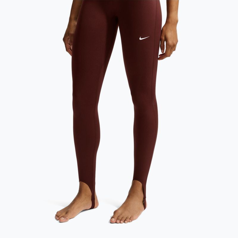 Leggings da allenamento donna Nike One mystic dates/white 4