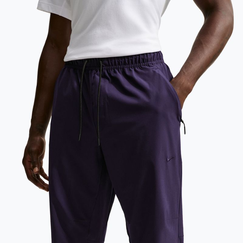 Pantaloni da uomo Nike Unlimited Dri-Fit Zippered Cuff Purple Dynasty/Black/Purple Dynasty 5