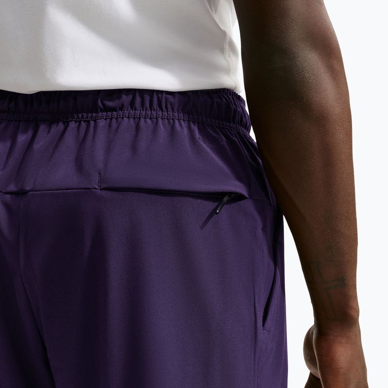 Pantaloni da uomo Nike Unlimited Dri-Fit Zippered Cuff Purple Dynasty/Black/Purple Dynasty 6