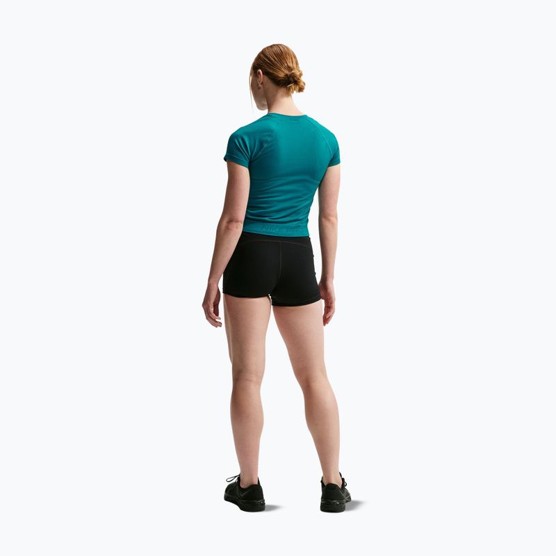 Maglia da allenamento donna Nike Pro Seamless Dri-Fit SS bright spruce 3