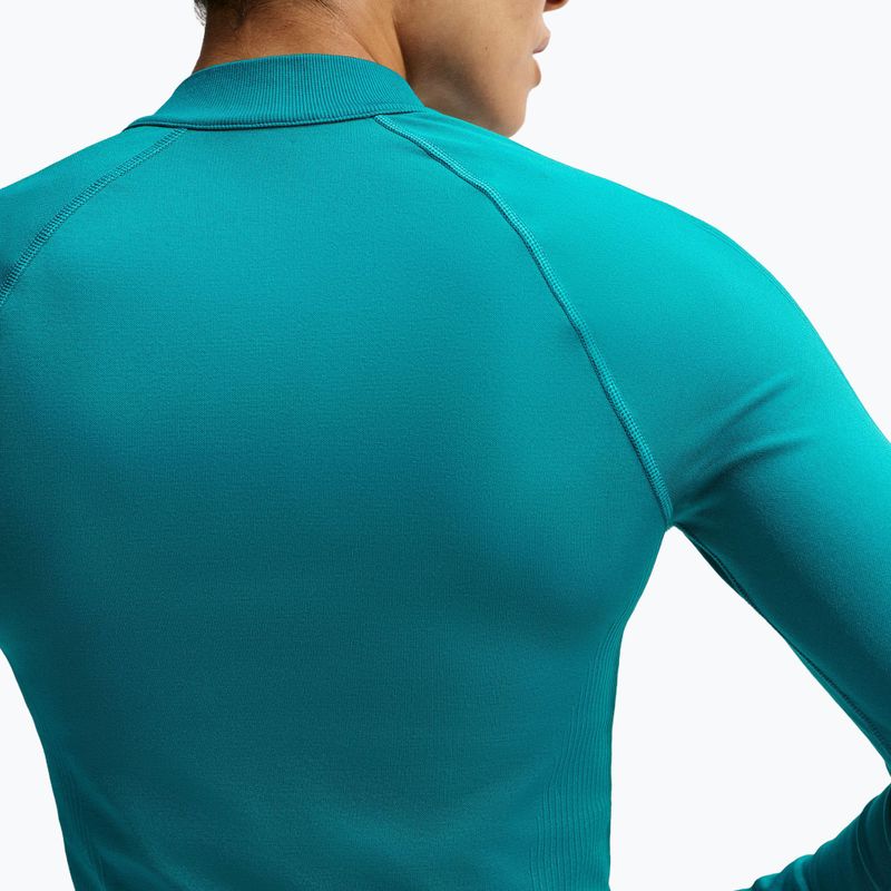 Felpa da allenamento donna Nike Pro Seamless Full Zip Top bright spruce 6