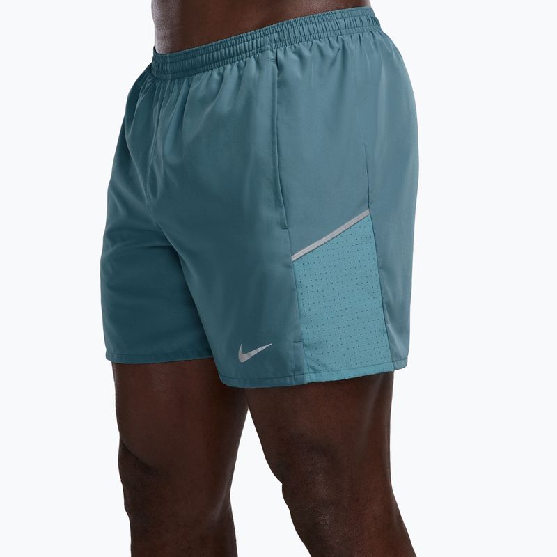 Pantaloncini da corsa da uomo Nike Miler Dri-Fit 2in1 5" IF2044 smokey blue/cerulean 3
