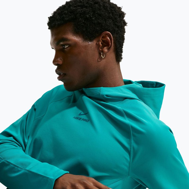 Felpa da allenamento uomo Nike Pro energy/bright spruce 5