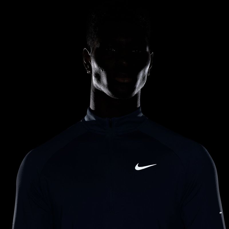 Felpa da corsa uomo Nike Stride 1/4 Zip Dri-Fit new slate 7