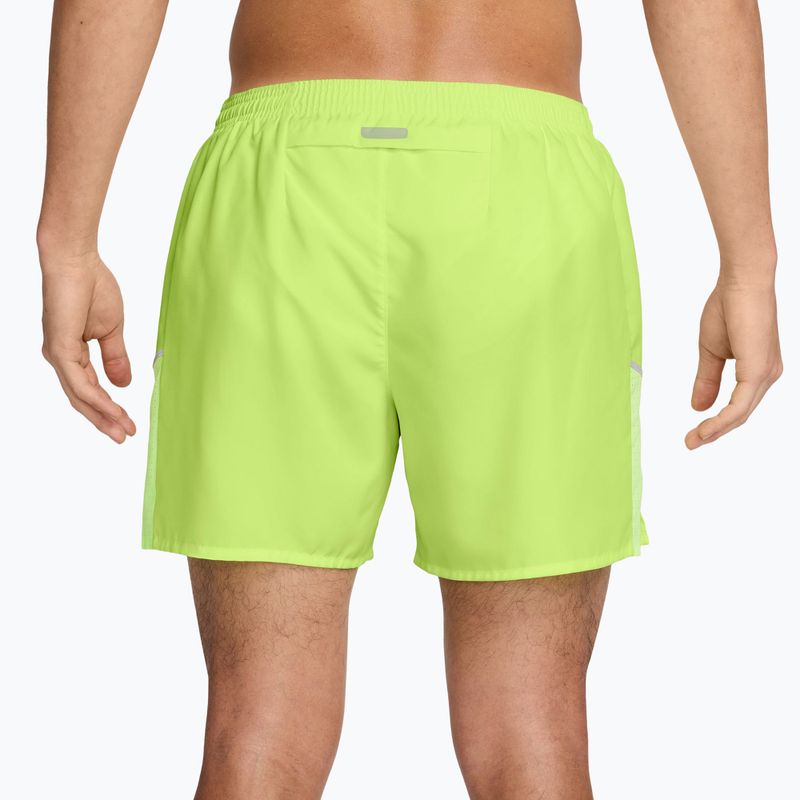 Pantaloncini uomo Nike Miler Dri-Fit Brief Lined 5" light lemon twist 2