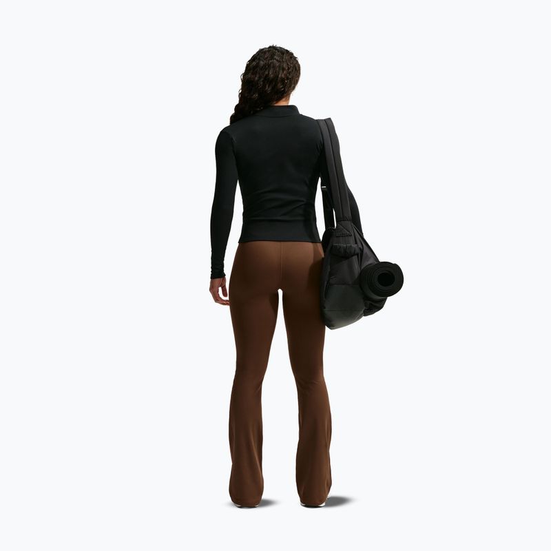 Leggings da donna Nike One High Waisted Flared cacao wow/white 3