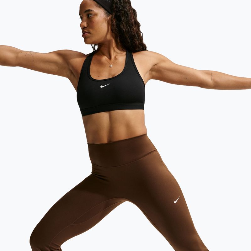 Leggings da donna Nike One High Waisted Flared cacao wow/white 7