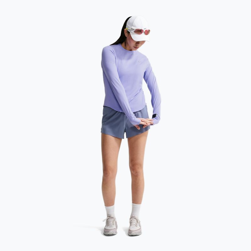 Longsleeve da running donna Nike Swift Dri-FIT UV LS purple pulse 2