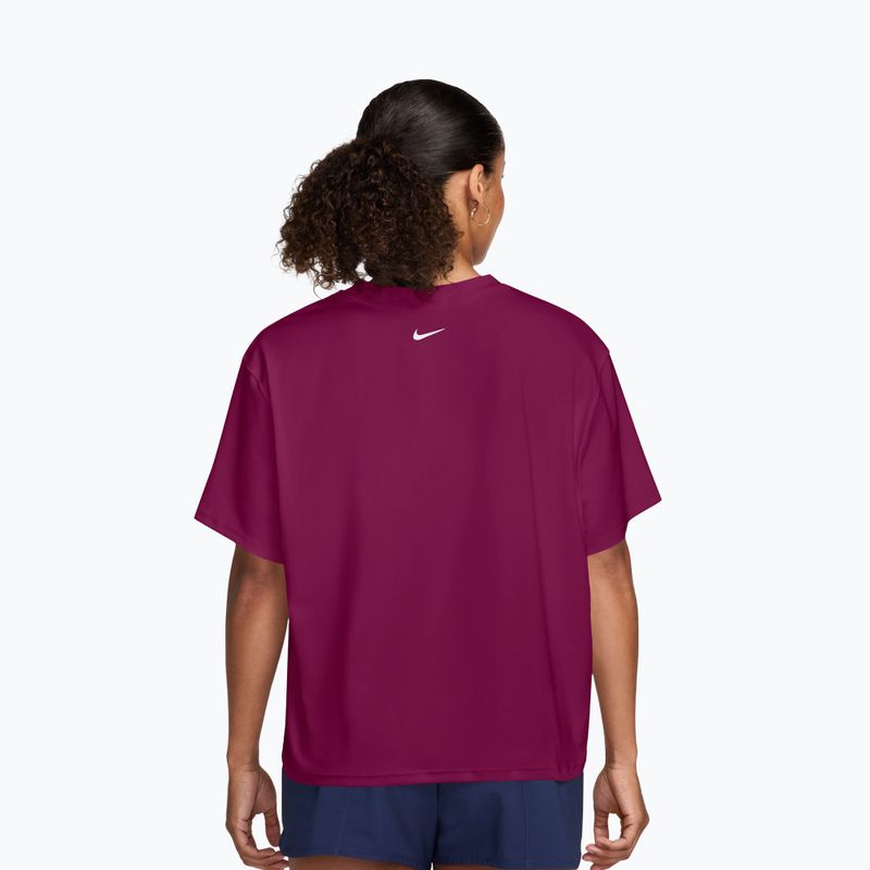Maglia da allenamento donna Nike Pro Dri-Fit Loose true berry/white 2