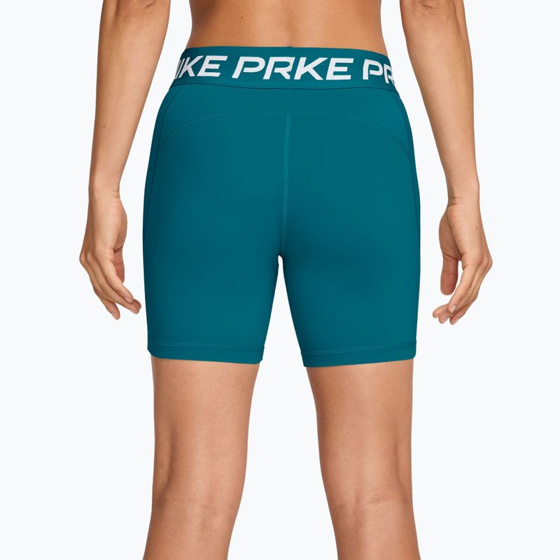 Pantaloncini da donna Nike Pro 365 bright spruce/white 2